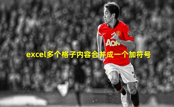 excel多个格子内容合并成一个加符号