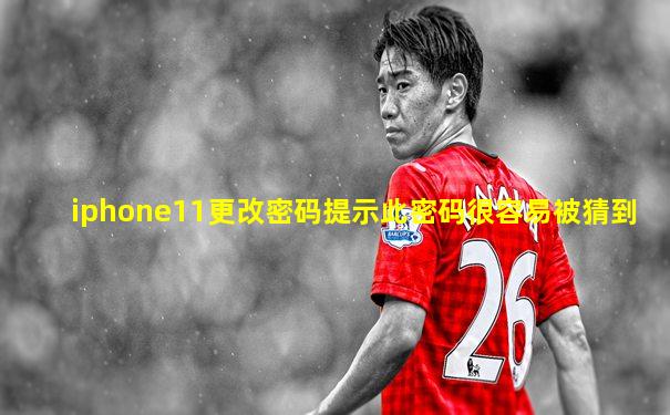iphone11更改密码提示此密码很容易被猜到