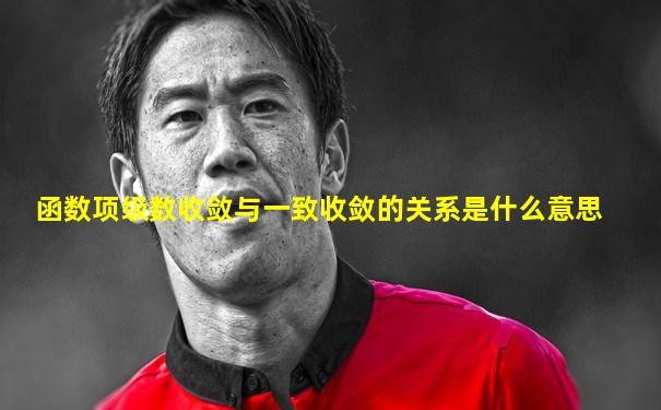 函数项级数收敛与一致收敛的关系是什么意思
