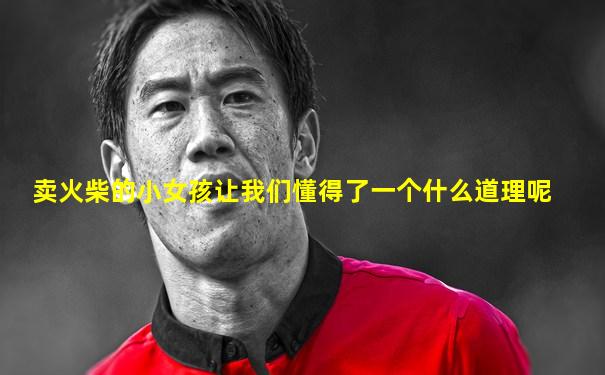卖火柴的小女孩让我们懂得了一个什么道理呢