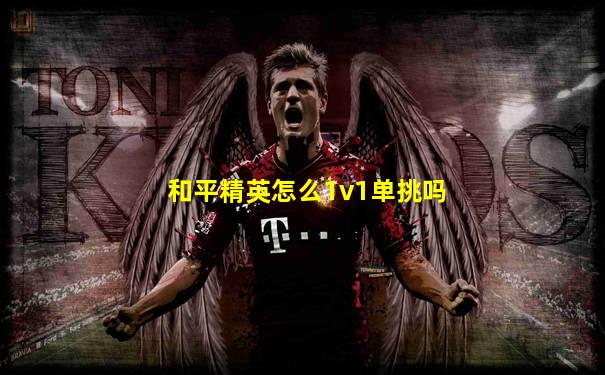 和平精英怎么1v1单挑吗