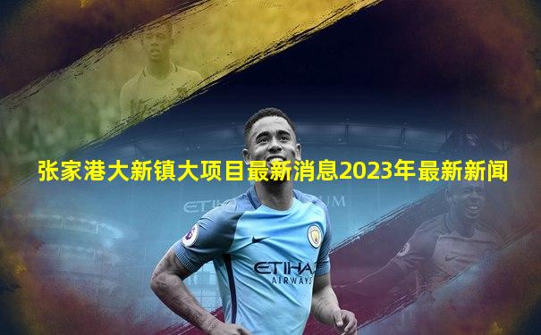 张家港大新镇大项目最新消息2023年最新新闻