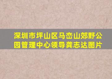 深圳市坪山区马峦山郊野公园管理中心领导龚志达图片