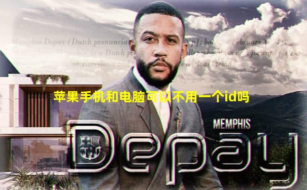 苹果手机和电脑可以不用一个id吗