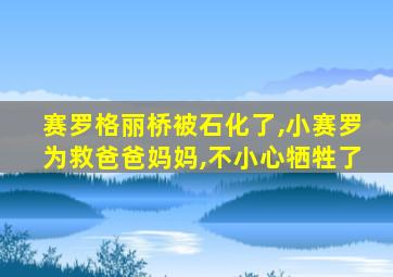 赛罗格丽桥被石化了,小赛罗为救爸爸妈妈,不小心牺牲了