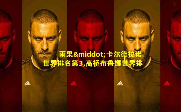 雨果·卡尔德拉诺世界排名第3,高桥布鲁娜世界排名第16